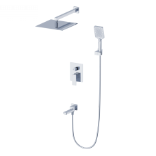 Душевая система встраиваемая WONZON & WOGHAND CUBE 2.0, Хром (WW-88087068-CR)