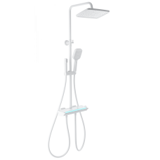 Душевая система с термостатом WONZON & WOGHAND MUSE Lumia, Белый матовый (WW-B4174-MW)