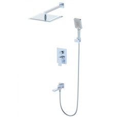 Душевая система встраиваемая WONZON & WOGHAND CUBE, Хром (WW-88939016-CR)