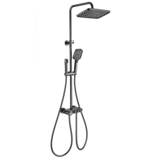 Душевая система с термостатом WONZON & WOGHAND MUSE Corno, Темный графит (WW-B3112-BGG)