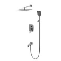 Душевая система встраиваемая WONZON & WOGHAND FLEX, Темный графит (WW-88939072-BGM)