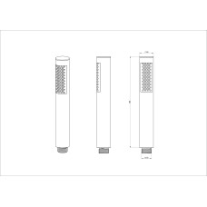 Лейка для душа WONZON & WOGHAND, Брашированное золото (WW-88SC04-BG)