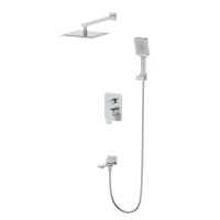 Душевая система встраиваемая WONZON & WOGHAND DIAMOND, Брашированный никель (WW-88939011-BN)