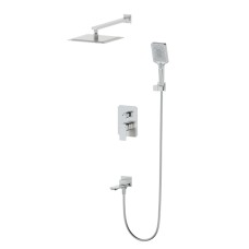 Душевая система встраиваемая WONZON & WOGHAND DIAMOND, Брашированный никель (WW-88939011-BN)