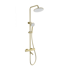 Душевая система с термостатом WONZON & WOGHAND STAY 1, Брашированное золото (WW-B3051-A1- BG)