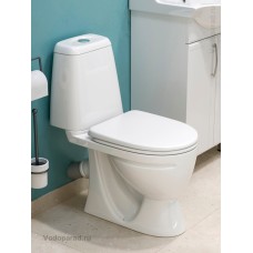  Унитаз-компакт напольный с бачком и сиденьем Sanita Идеал Стандарт WC.CC/Ideal/1-P/WHT.G/S1