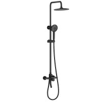 Душевая система WONZON & WOGHAND CLICK, Черный матовый (WW-N3S962-MB)