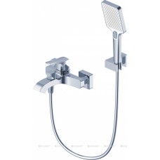 Смеситель для ванны с душем WONZON & WOGHAND FLEX, Брашированный никель (WW-88037072-BN)