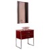 Тумба под раковину Armadi Art Monaco 100 бордо/хром