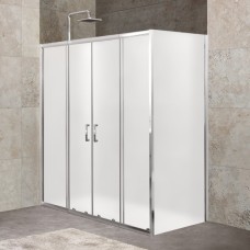 Душевой уголок Belbagno Unique AH-21-170/200-90-M-Cr без поддона