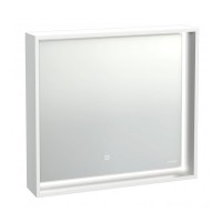 Зеркало Cersanit Louna 80 с подсветкой белое