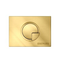 Кнопка для инсталляции Berges Novum 040029 глянцевое золото