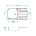 Кухонная мойка Alveus Basic 170 Lei-60 78x43,5