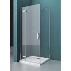 Душевой уголок Belbagno Kraft AH-12-100/80-C-Cr-L без поддона