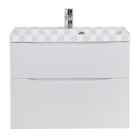 Тумба под раковину Belbagno Marino H60-900-2C-SO-BL-P Bianco Lucido