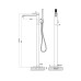 Смеситель Belbagno Luce FMT-NERO для ванны