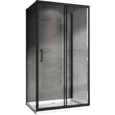 Душевой уголок Abber Schwarzer Diamant 170х100 AG30170B-S100B-S100B