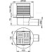 Трап для душа AlcaPlast APV5111 с решеткой