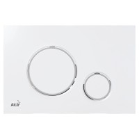 Кнопка для инсталляции AlcaPlast M770 белая/хром