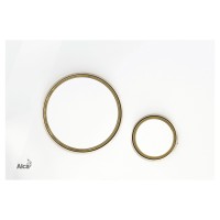 Кнопка для инсталляции AlcaPlast M775 белая/золото