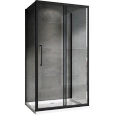 Душевой уголок Abber Schwarzer Diamant 180х100 AG30180B-S100B-S100B