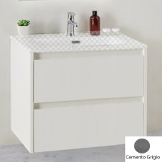 Тумба под раковину Belbagno Kraft 39-600/390-2C-SO-CG Cemento Grigio