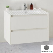 Тумба под раковину Belbagno Kraft 39-700/390-2C-SO-CG Cemento Grigio