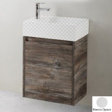 Тумба под раковину Belbagno Kraft Mini 500/260-1A-SO-BO-R Bianco Opaco