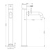 Смеситель Boheme Uno 462-MW для раковины