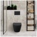 Подвесной унитаз BelBagno Colorato BB062CHR-MB без сиденья