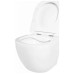 Подвесной унитаз BelBagno Uno BB3105CHR/SC с сиденьем