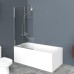 Шторка для ванны BelBagno Uno V-1-70/150-C-Cr