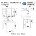 Кухонная мойка Blanco Metra 45 S Compact темная скала