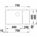 Кухонная мойка Blanco Subline 700-U Level серый беж