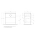Раковина для мебели BelBagno Kraft 80 BB810/465-LV-VTR-BO