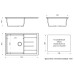 Кухонная мойка Azario Vision 75х50.5 CS00078337