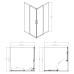 Душевой уголок Azario Seattle 100х100 AZ131SA100100195