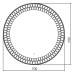 Зеркало для ванной Azario Армада 77 LED00002513