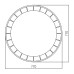 Зеркало для ванной Azario 77 LED00002504