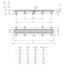 Душевой лоток Azario Medium 55 AZCH550MC