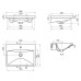 Раковина для мебели BelBagno 60х45 BB-0320-60-LVB