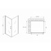 Душевой уголок Abber Sonnenstrand 90х100 AG04090-S100