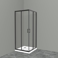 Душевой уголок BelBagno 90х90 UNO-195-A-2-90-C-NERO