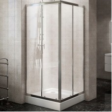 Душевой уголок BelBagno 80х80 DUE-A-2-80-C-Cr
