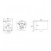 Подвесной унитаз Berges Ventas Black Rimless 49 082136