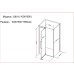 Душевой уголок Black&White Stellar Wind 80х100 8181000CC