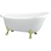 Акриловая ванна BelBagno BB04 на ножках хром