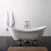 Акриловая ванна BelBagno BB05 на ножках золото
