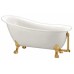 Акриловая ванна BelBagno BB06-1700 на ножках бронза