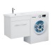 Тумба с раковиной Aquanet Августа 120 00239781 левая